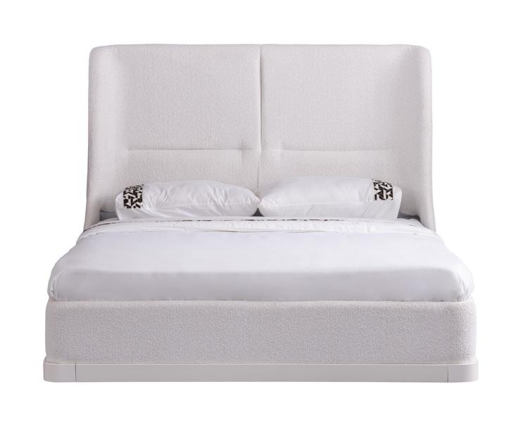 Schlafzimmerbett Polsterbett Bett Bettrahmen Doppelbett Holzbett Weiß