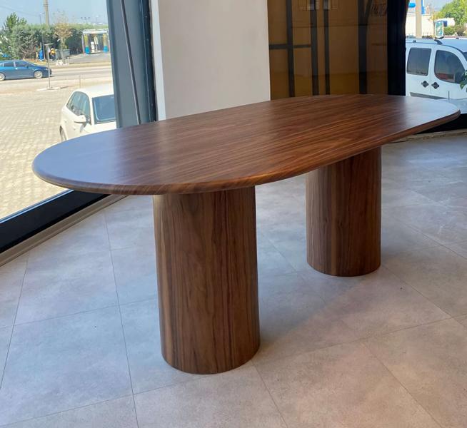 Luxus Esstisch Luxus Küche Holzmöbel Holztisch brauner Tisch Esszimmer 180x90