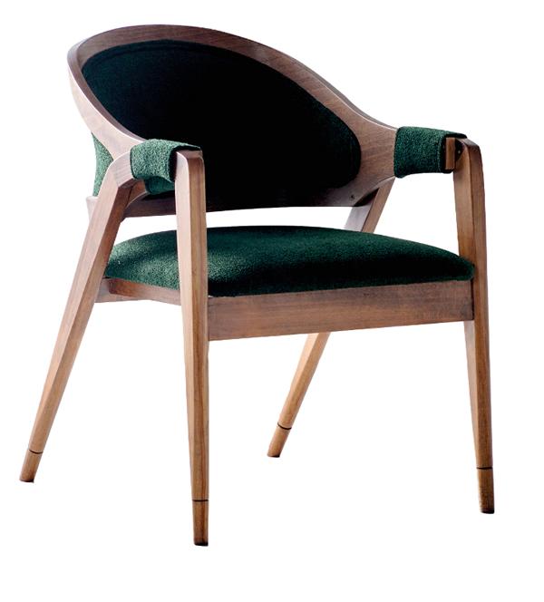 Stuhl Modern Polster Stuhl Grün Designerstuhl Esszimmer Lehnstuhl Luxus Möbel