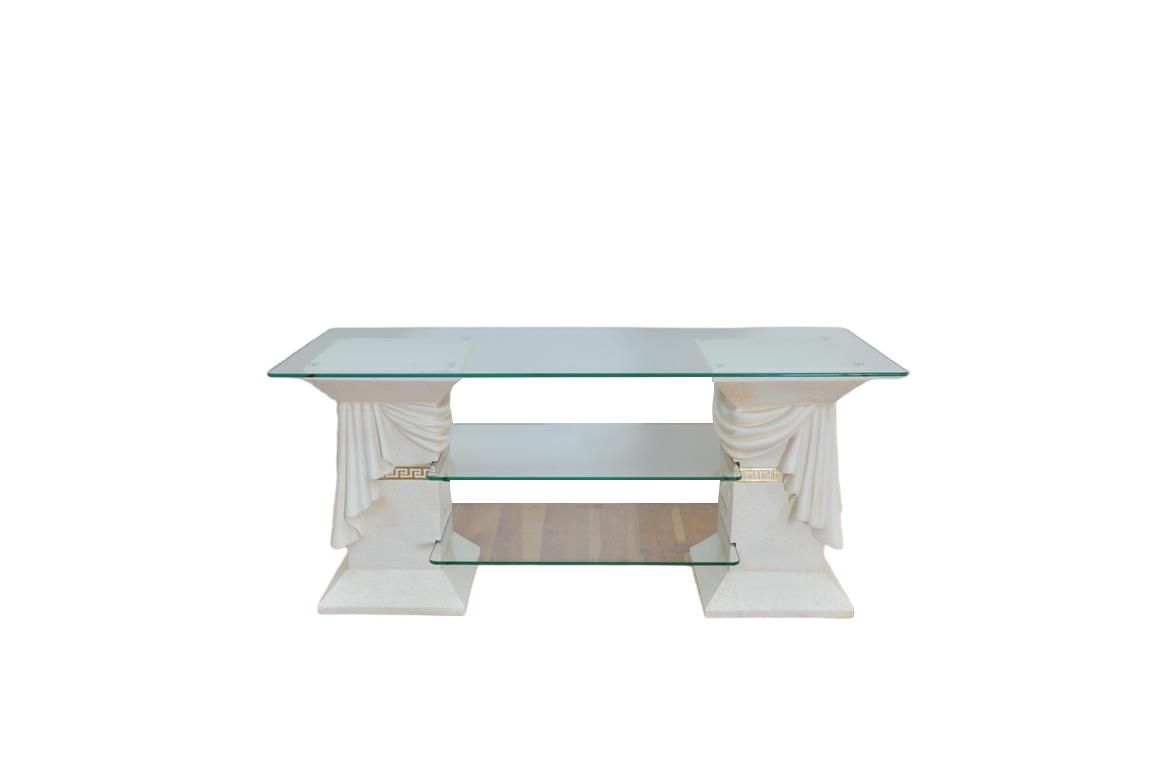 Klassische RTV Sideboard Fernseh Tisch Tische Tv Board Medusa Regal Vitrine 1879