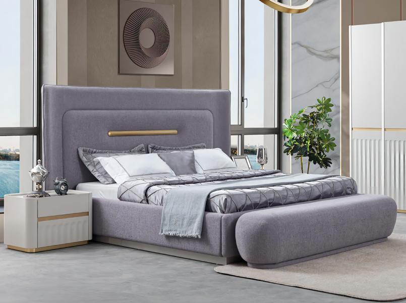 Schlafzimmergarnitur Schlafzimmerkombination Bettenmöbel Schlafzimmer Set 4ltg