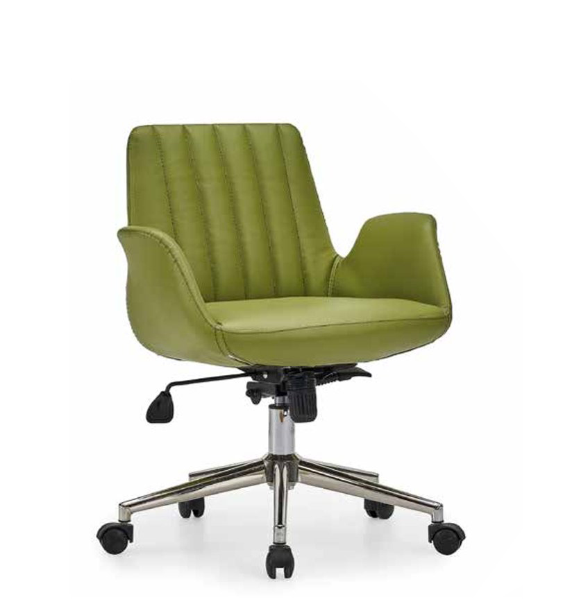 Bürostuhl Sessel Bürosessel Chef Arbeitsstuhl Grün Moderne Möbel Leder