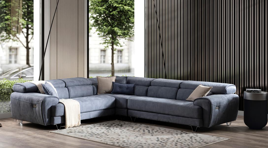 Ecksofa Wohnlandschaft Eckcouch Ecklounge Polsterecke Design Sofa Couch Garnitur