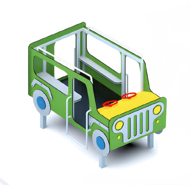 Spielhäuser in Form von Autos Bewegungsfläche Erlebnisplatz Miniatur Auto Häuser