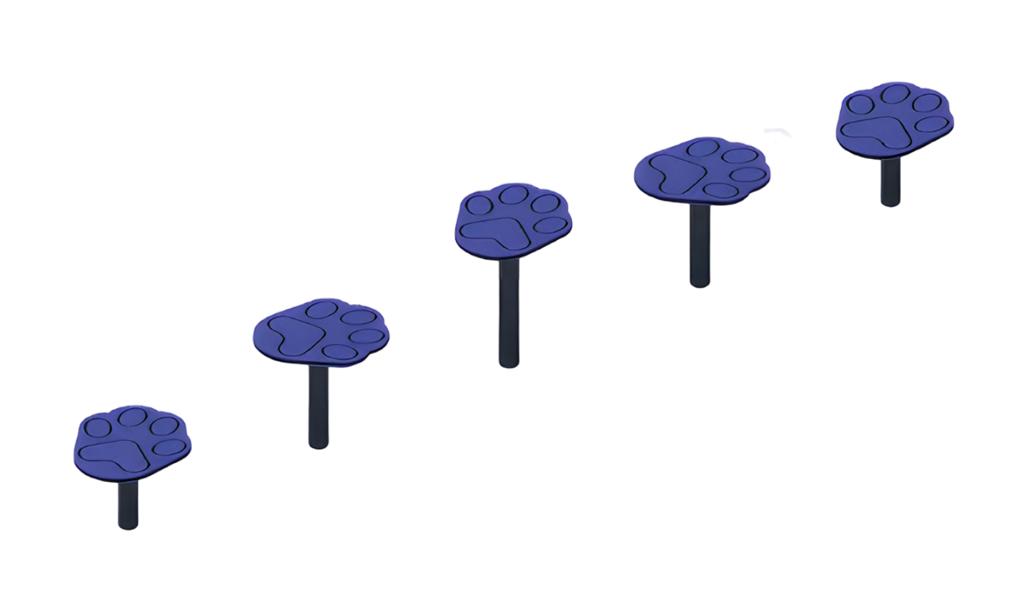 Hindernisparcours für Wippe Hindernisreihe Hunde Sprunghürden Slalomstangen