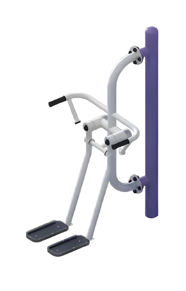 Beinbeuger Straßensportgeräte Quadrizepstrainer Wadenpresse Schrägbeinpress