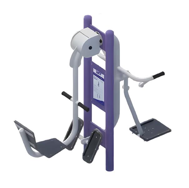 Straßensportgeräte Beinstreckgerät Adduktorenmaschine OutdoorBeinpresse Stepper