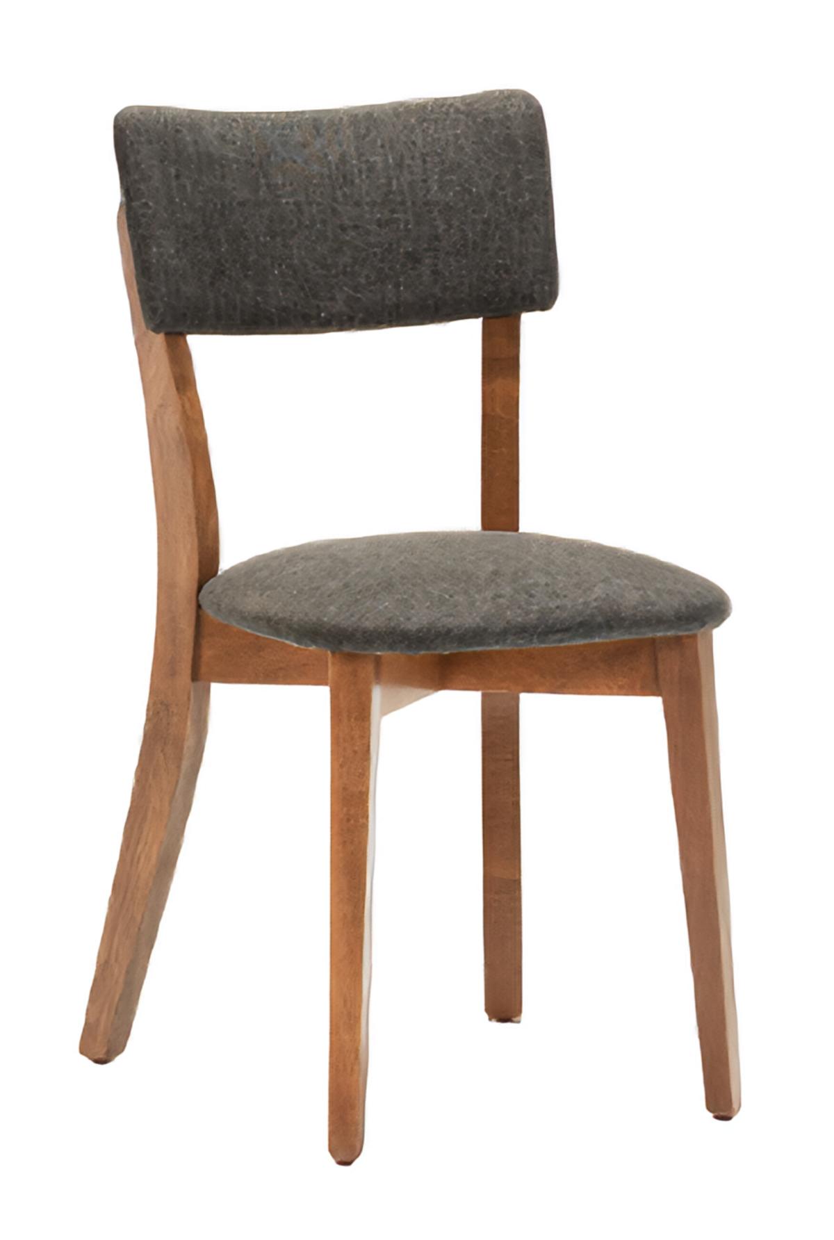 Holz Stühle Einrichtung Designer Stuhl Grau Möbel Esszimmer Lehnstuhl
