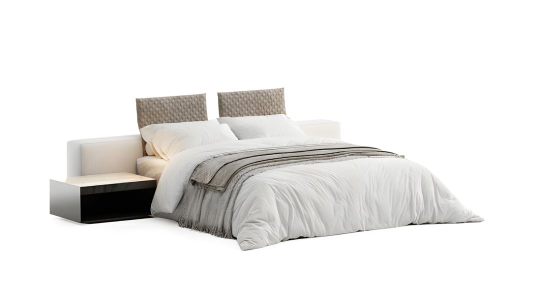 Design Polsterbett Ehebett Doppelbett Bett Bettgestell Schlafzimmer Möbel Hotel