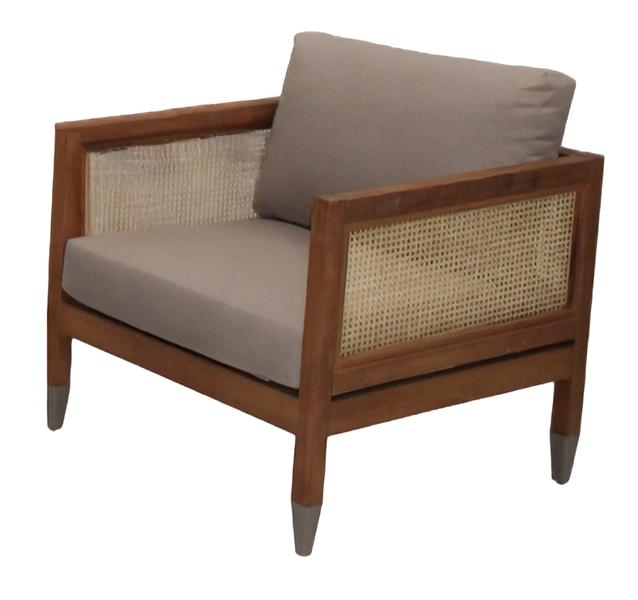 Outdoor Gartensessel Polster Relaxsessel Balkon Terrasse Lounge Stuhl Sessel