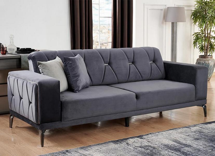 Sofa 3-Sitzer Couch Kanapee Polstermöbel Sitzsofa Relaxcouch Wohnzimmerbank