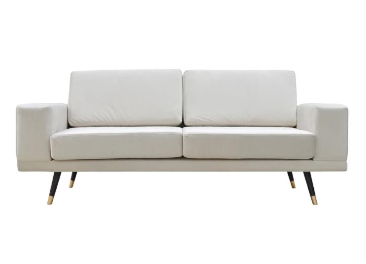 Italienische Möbel Dreisitzer Stoff Wohnzimmer Design Couchen Polster Sofa Sofas