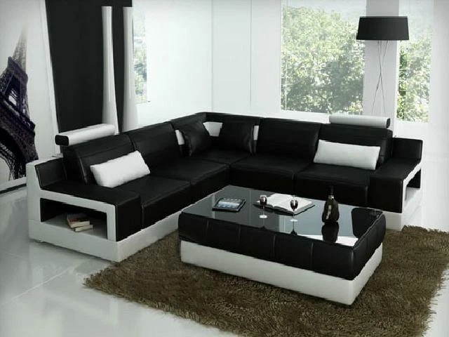 LEDERSOFA USB COUCH BETTFUNKTION GARNITUR WOHNLANDSCHAFT POLSTER Maßfertigung