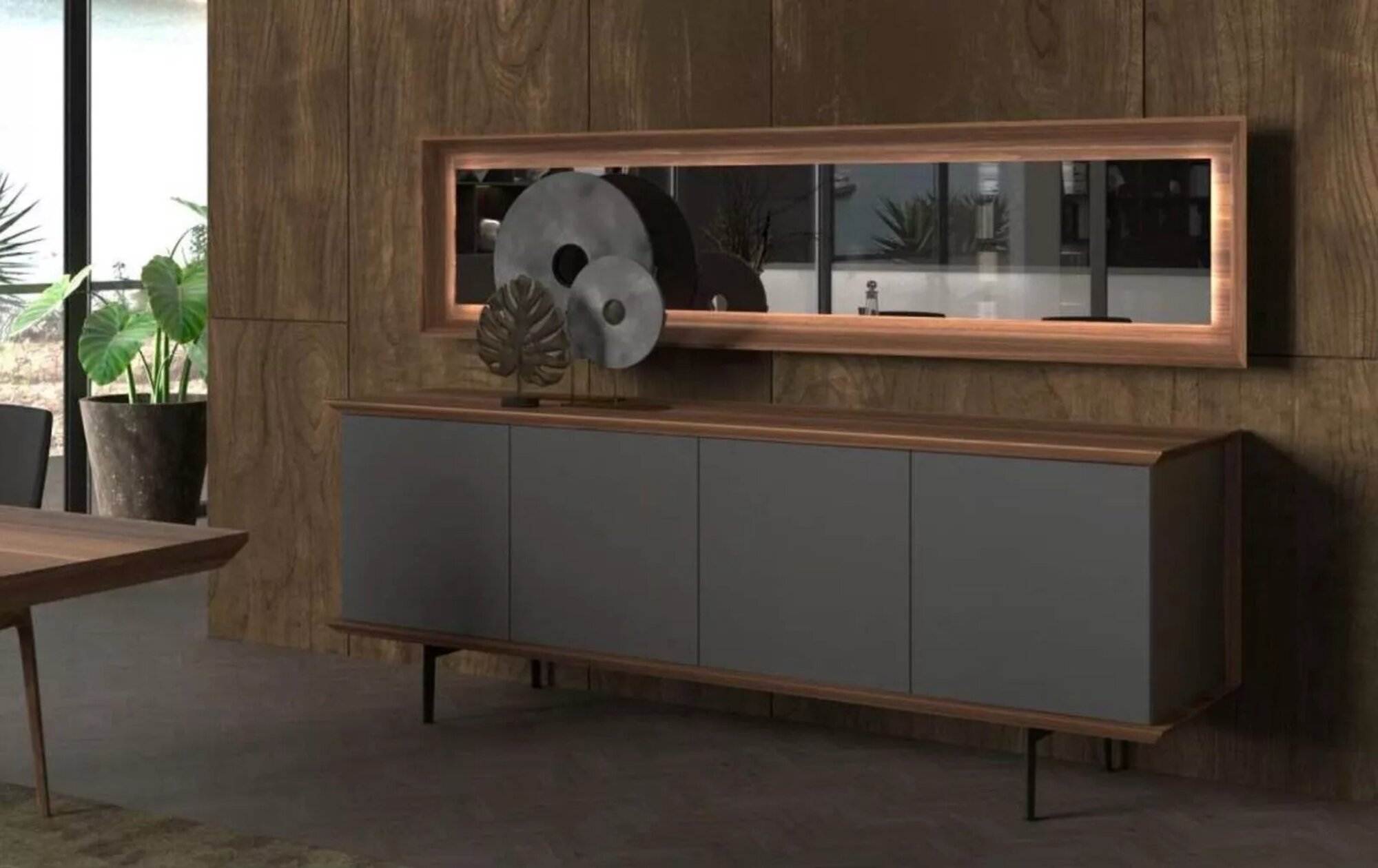 Luxus Anrichte Vitrine Schrank Möbel Schränke Anrichten Vitrinen Kommode