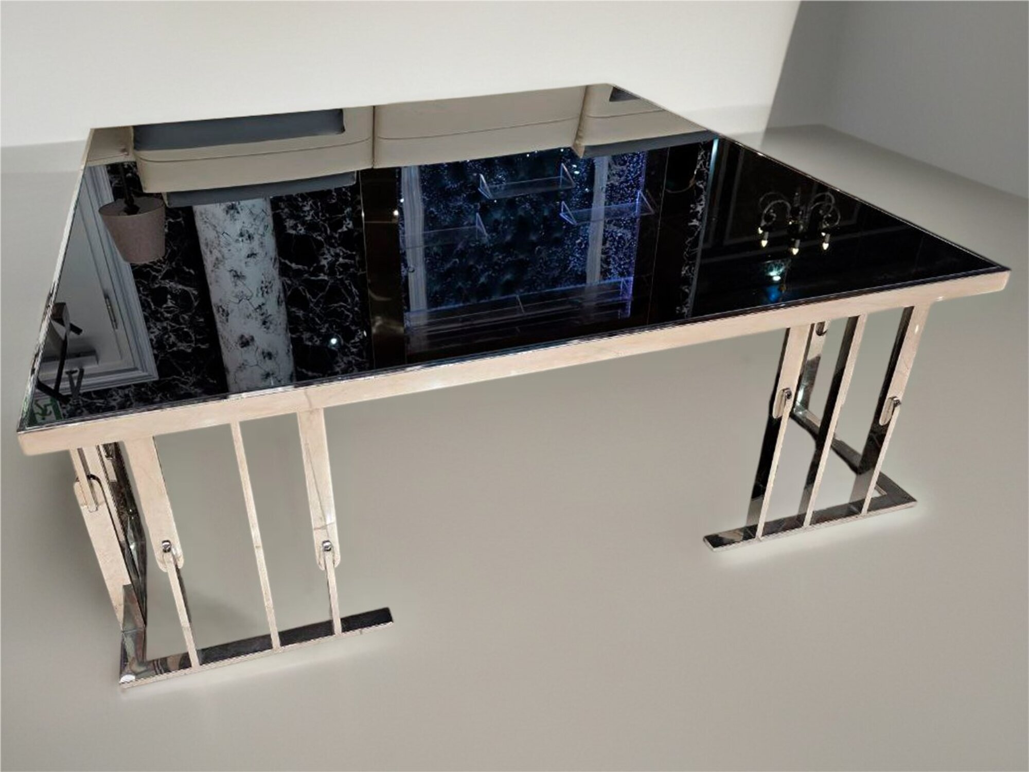 Couchtisch Modern Wohnzimmermöbel Glas Möbel Luxus Design Einrichtung Sofort