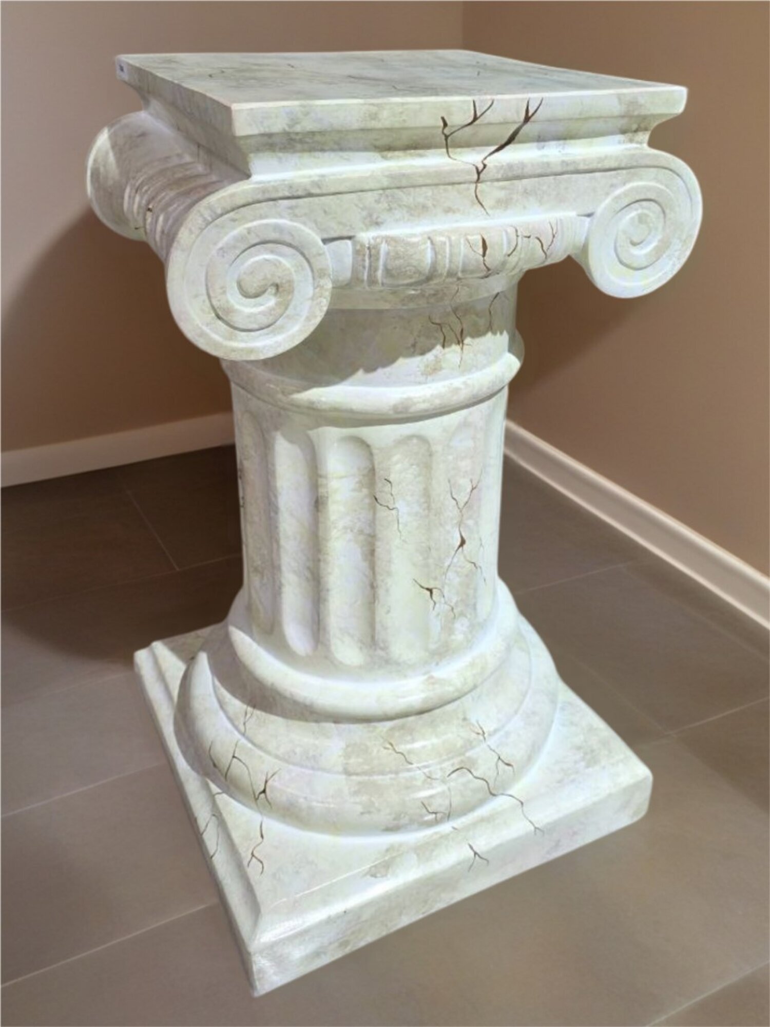 Medusa Säule Römische Säulen Marmor Skulptur Figur Deko Dekoration Sofort