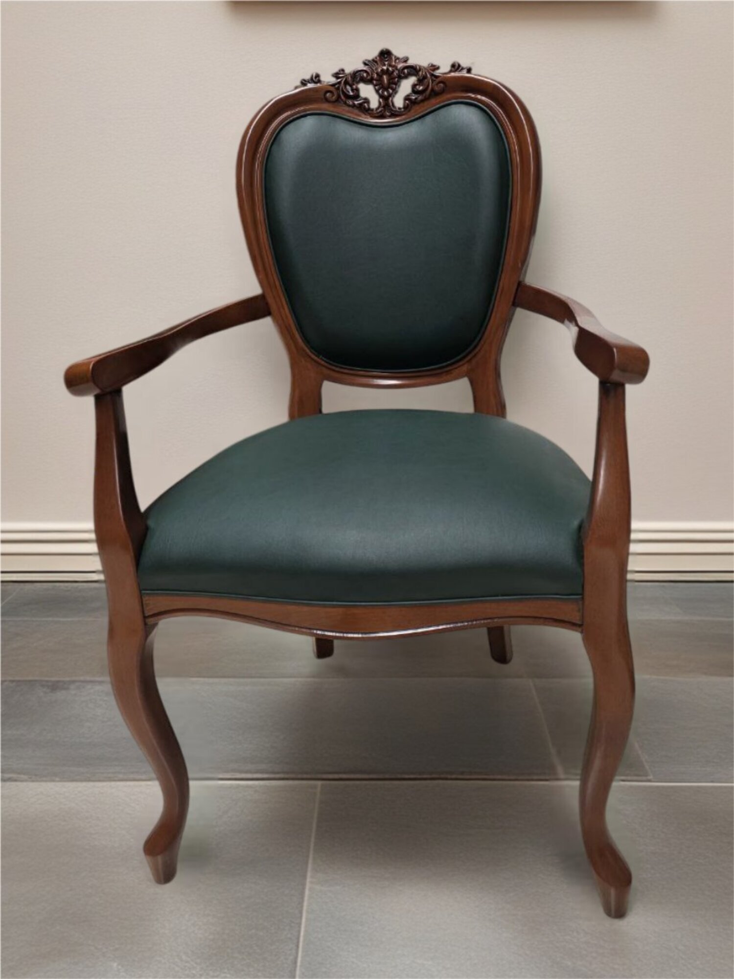 Italienische Klassisches Stuhl Möbel Luxus Sessel Büromöbel Stil Barock Sofort