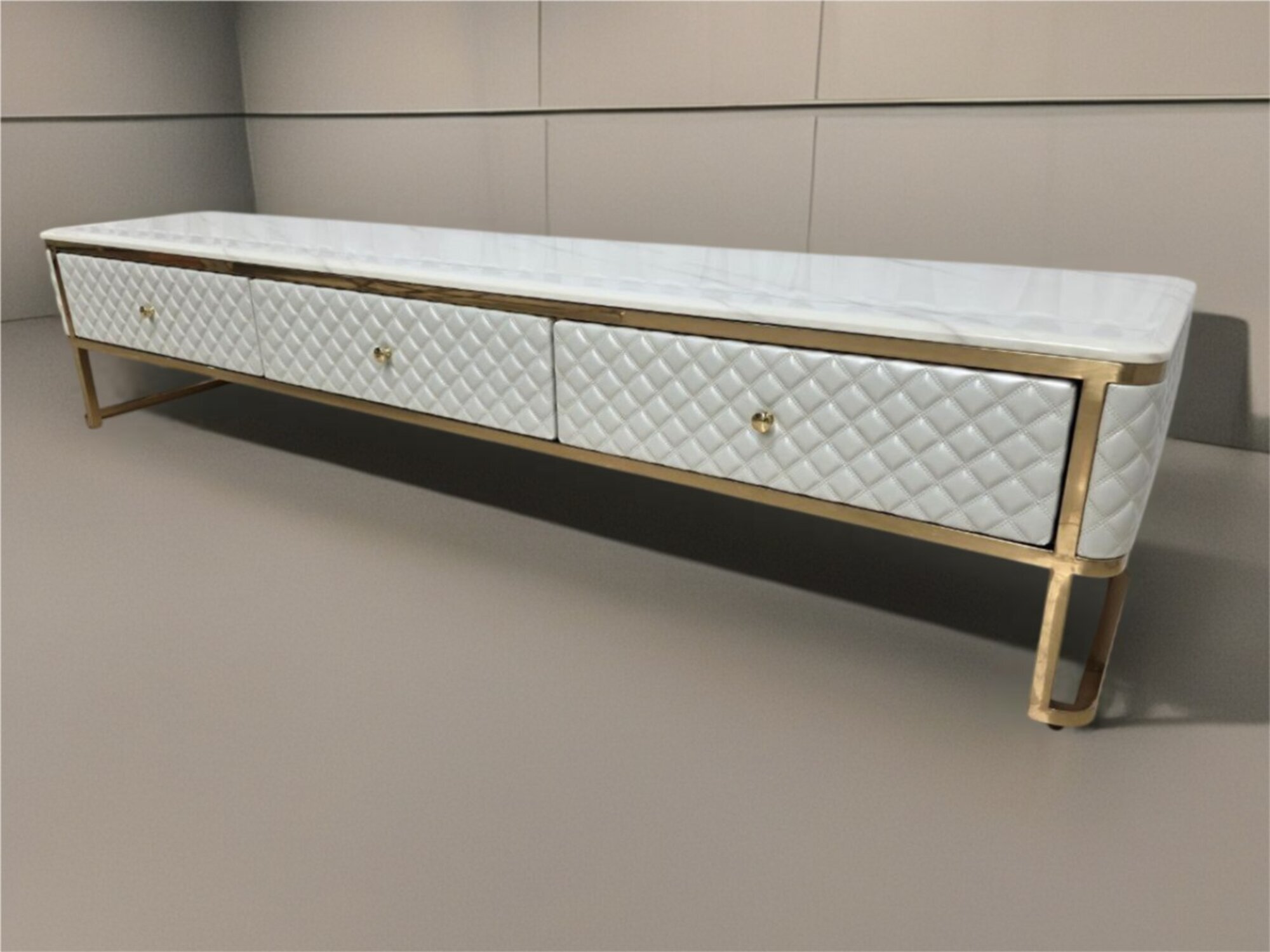 TV Ständer RTV Lowboard Weiß Tisch Modern Wohnzimmer Sideboard Sofort