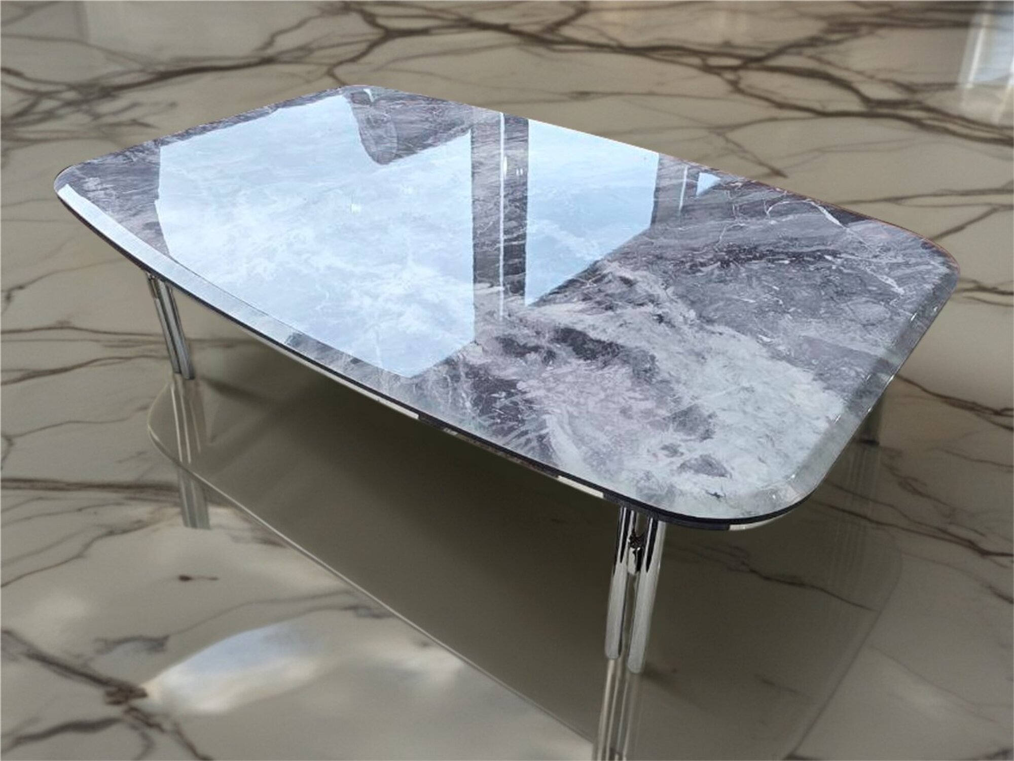 Eleganter klassischer Designer-Couchtisch – Luxuriöser Beistelltisch Sofort