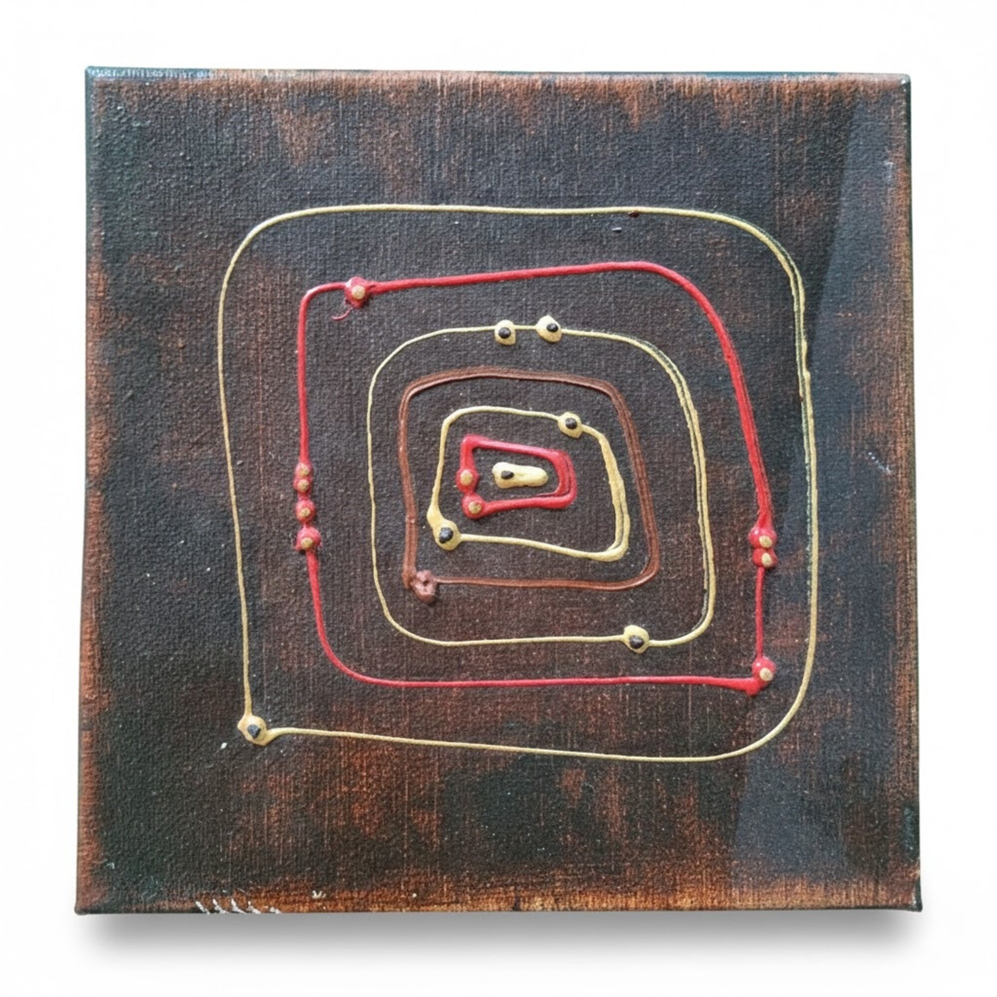 Ein faszinierendes abstraktes Gemälde, meisterhaft mit hochwertigen Ölfarben gestaltet Sofort