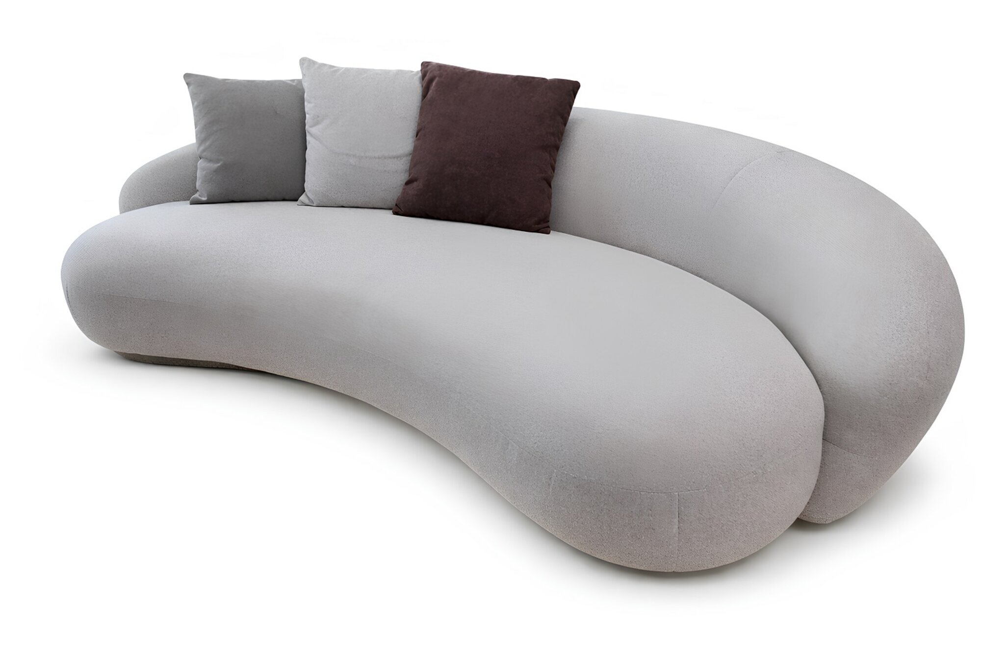 Dreisitzer Couch Polster Design Sofa 3er Sitz Sofas Zimmer Moderne Grau Sofort