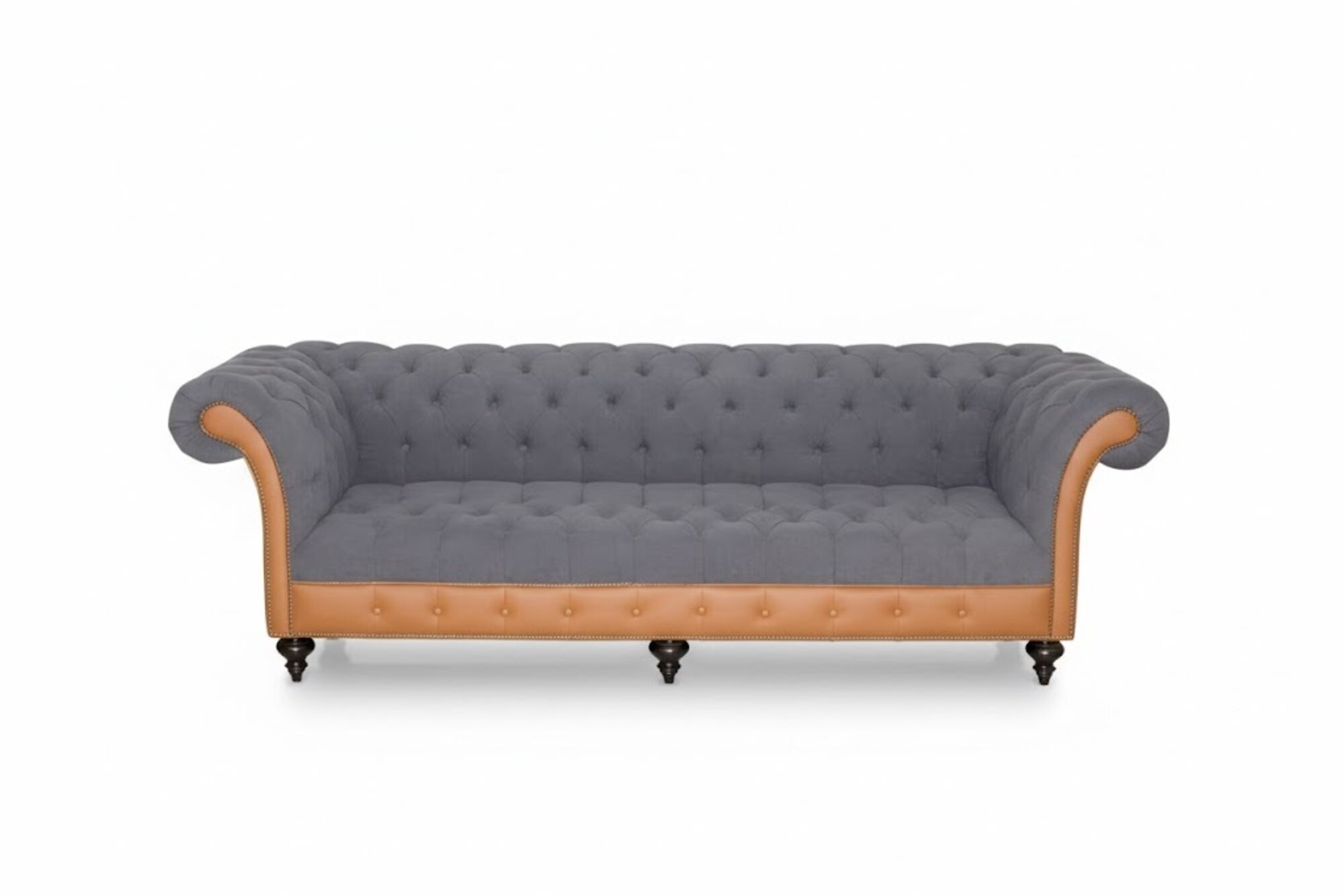 Chesterfield Couch Polster Sofas Klassische Textil Sofa 4 Sitzer Couchen Sofort