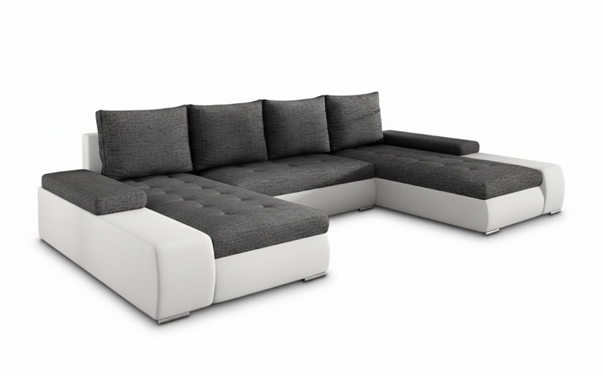 Wohnlandschaft Luxus Couch Garnitur Ecksofa Textil Couchen Sofas Sofort