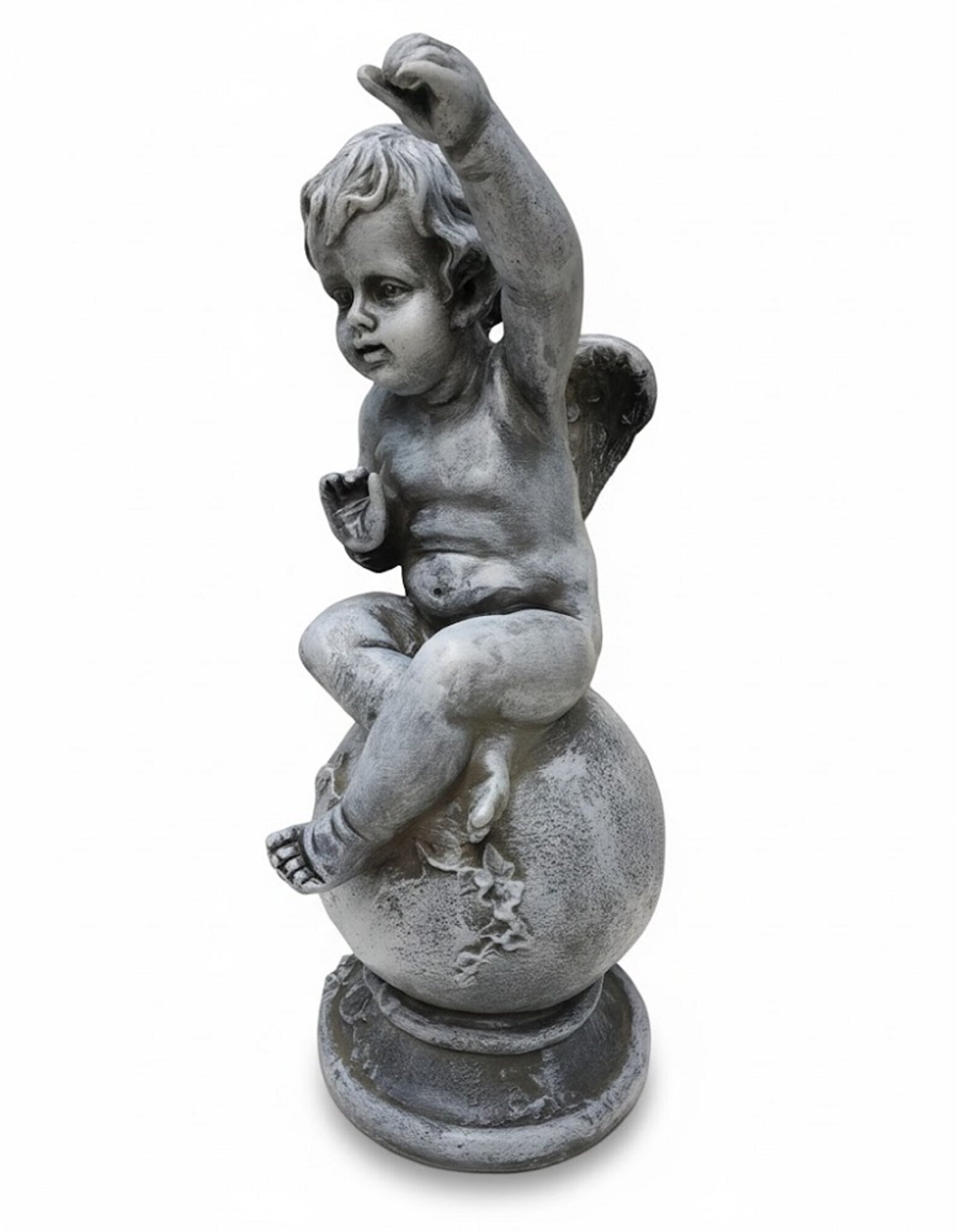 Engel Figur auf Globus Skulptur Statur Figuren Skulpturen Statuen Sofort