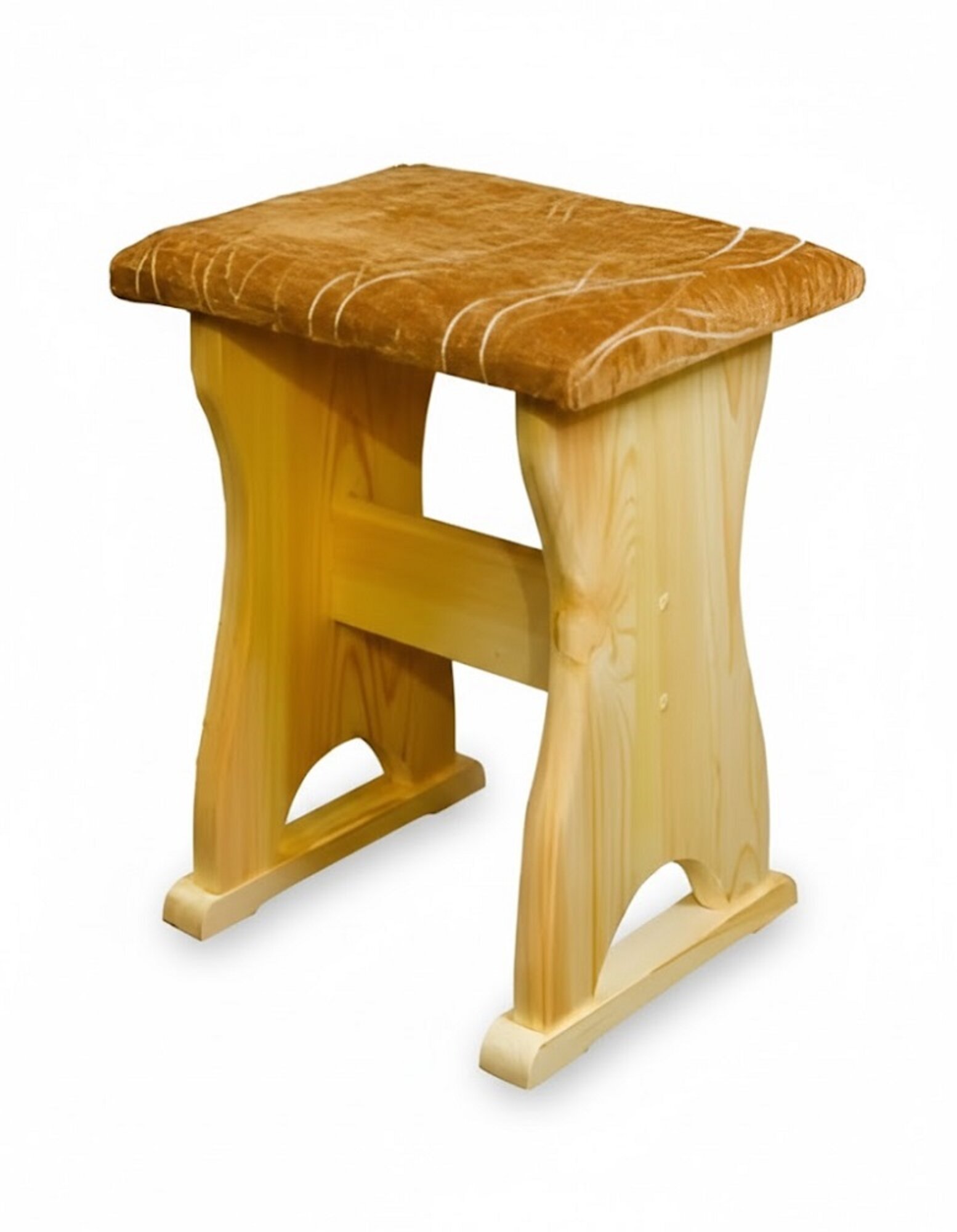 Hocker Holzhocker Schemel Holzschemel Massive Kiefer Handarbeit Sitzbank Sofort