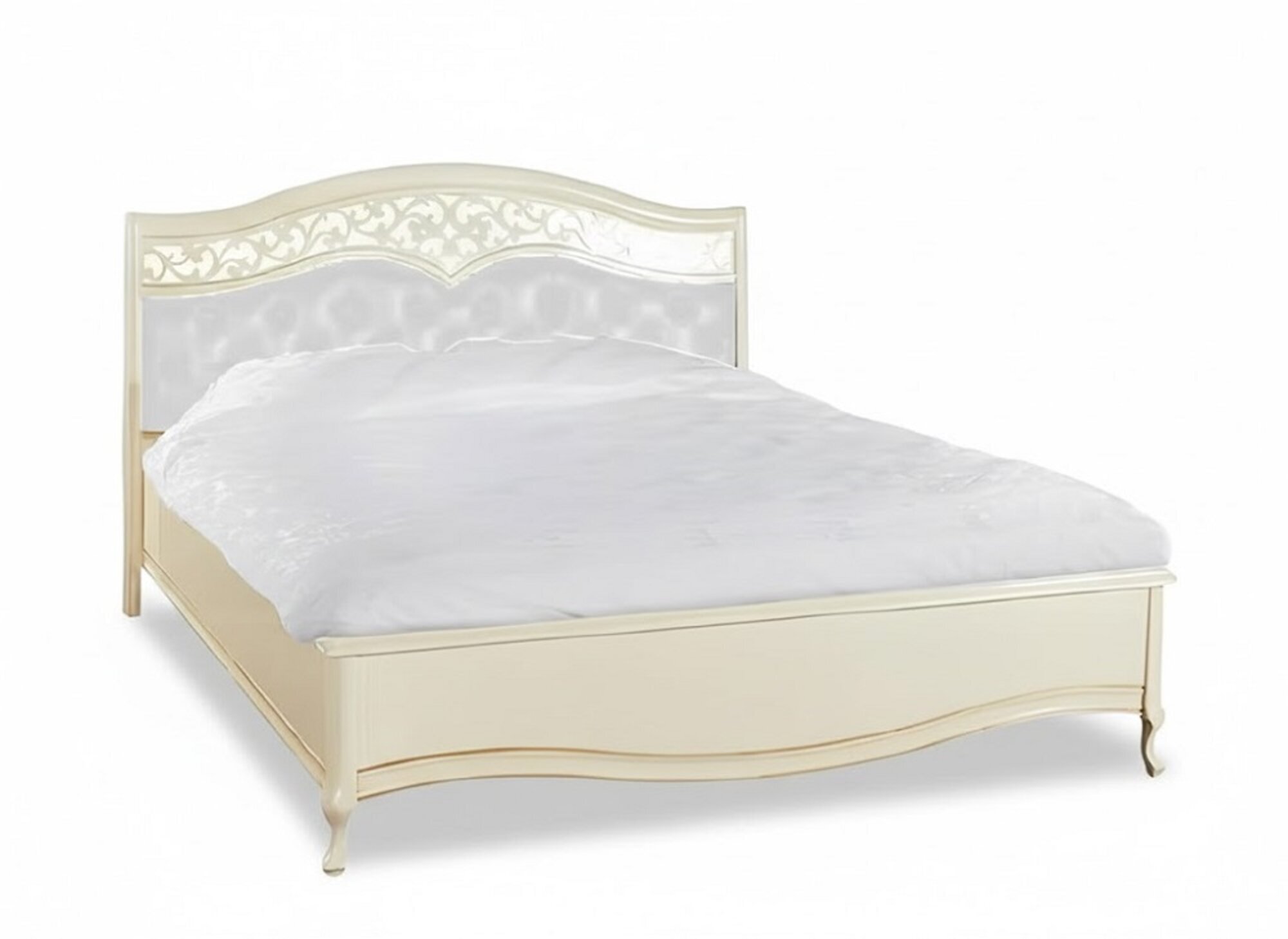 Klassisches Chippendale-Doppelbett im königlichen Stil Sofort