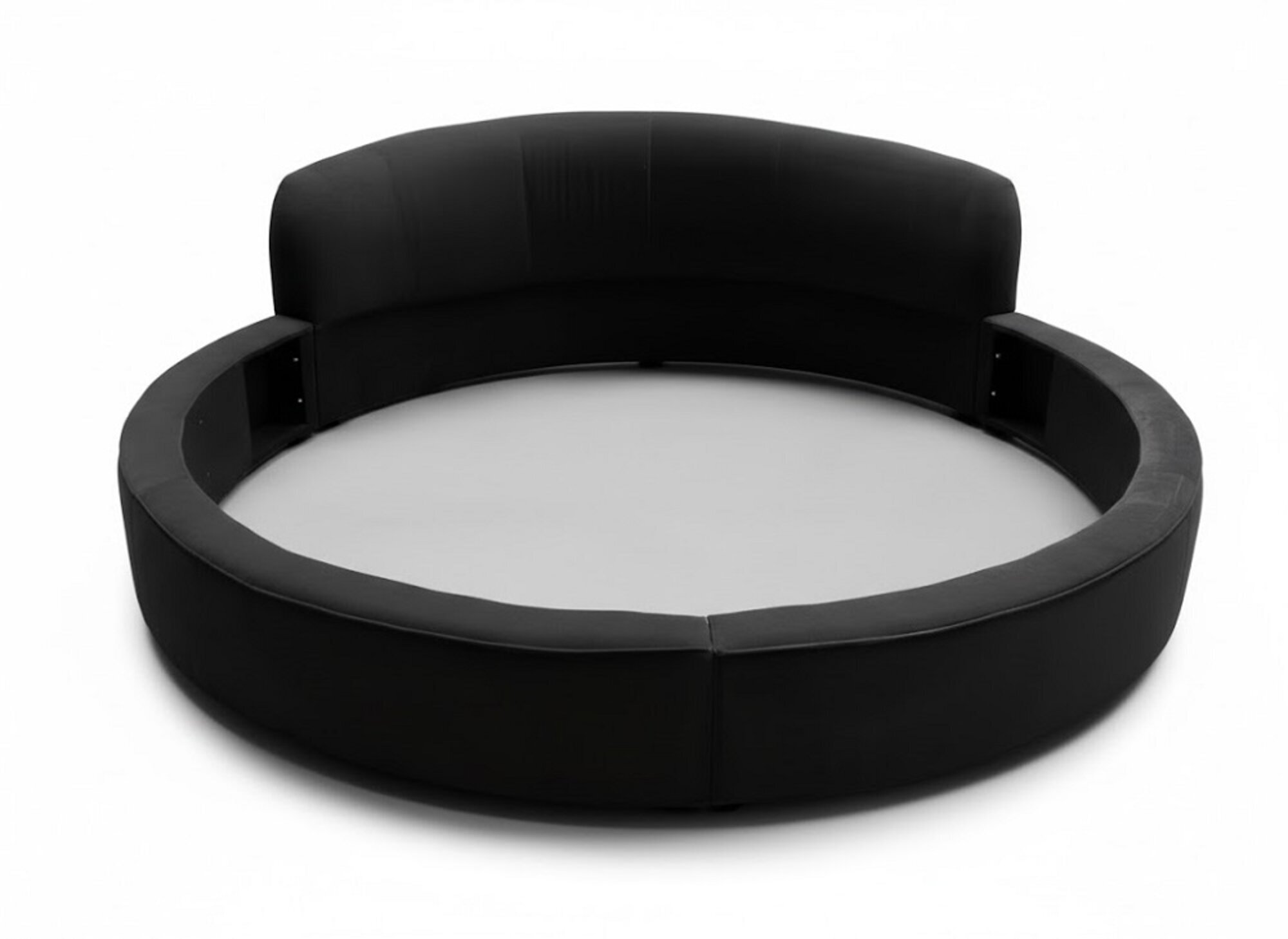 Rundes Bett Moderne Design Luxus Rund Betten Textil Stoff Rundbetten Neu Sofort