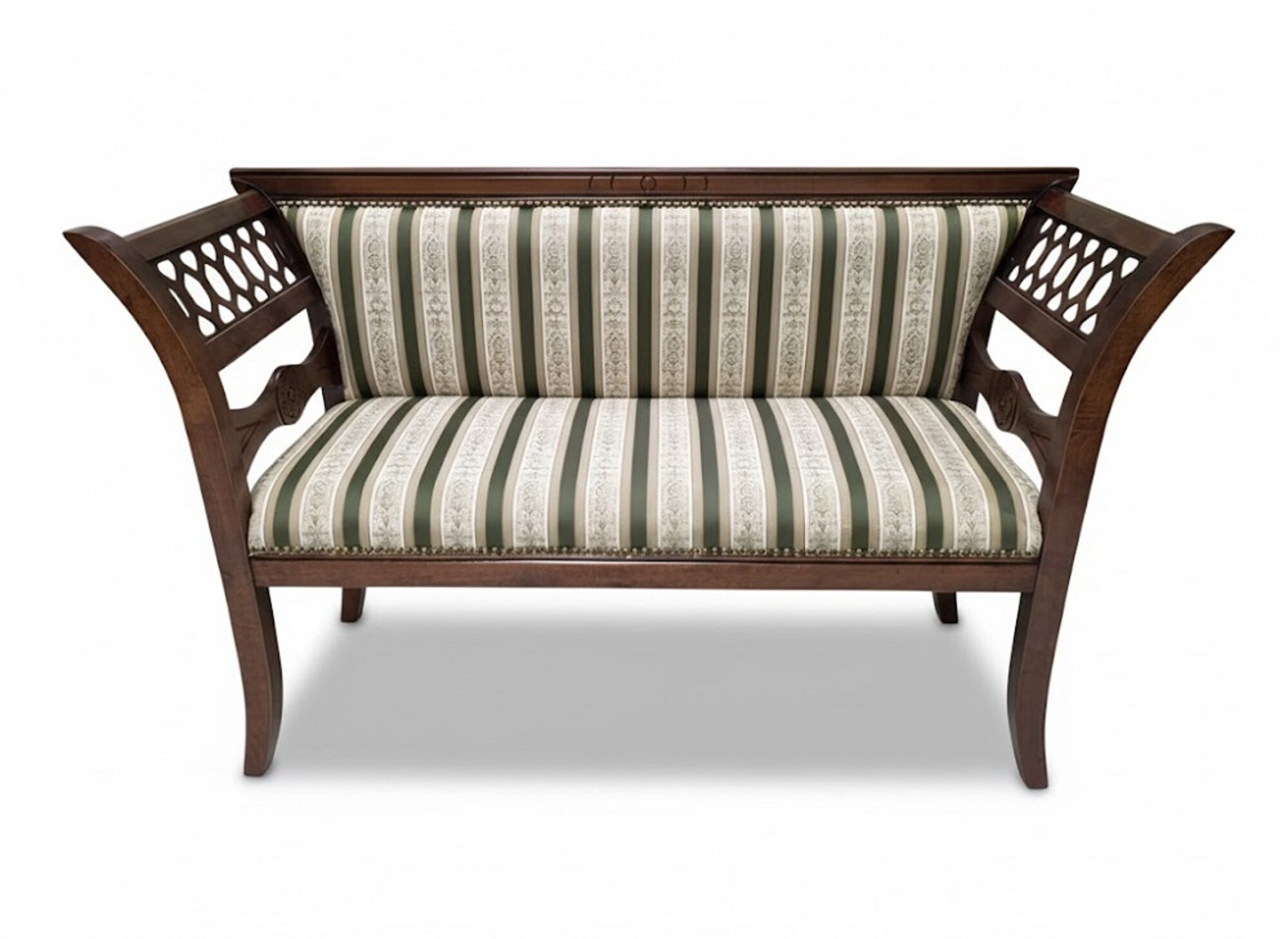 Polsterbank Designer Wohnzimmer Beige Klassische Sitzmöbel Luxus Sofort