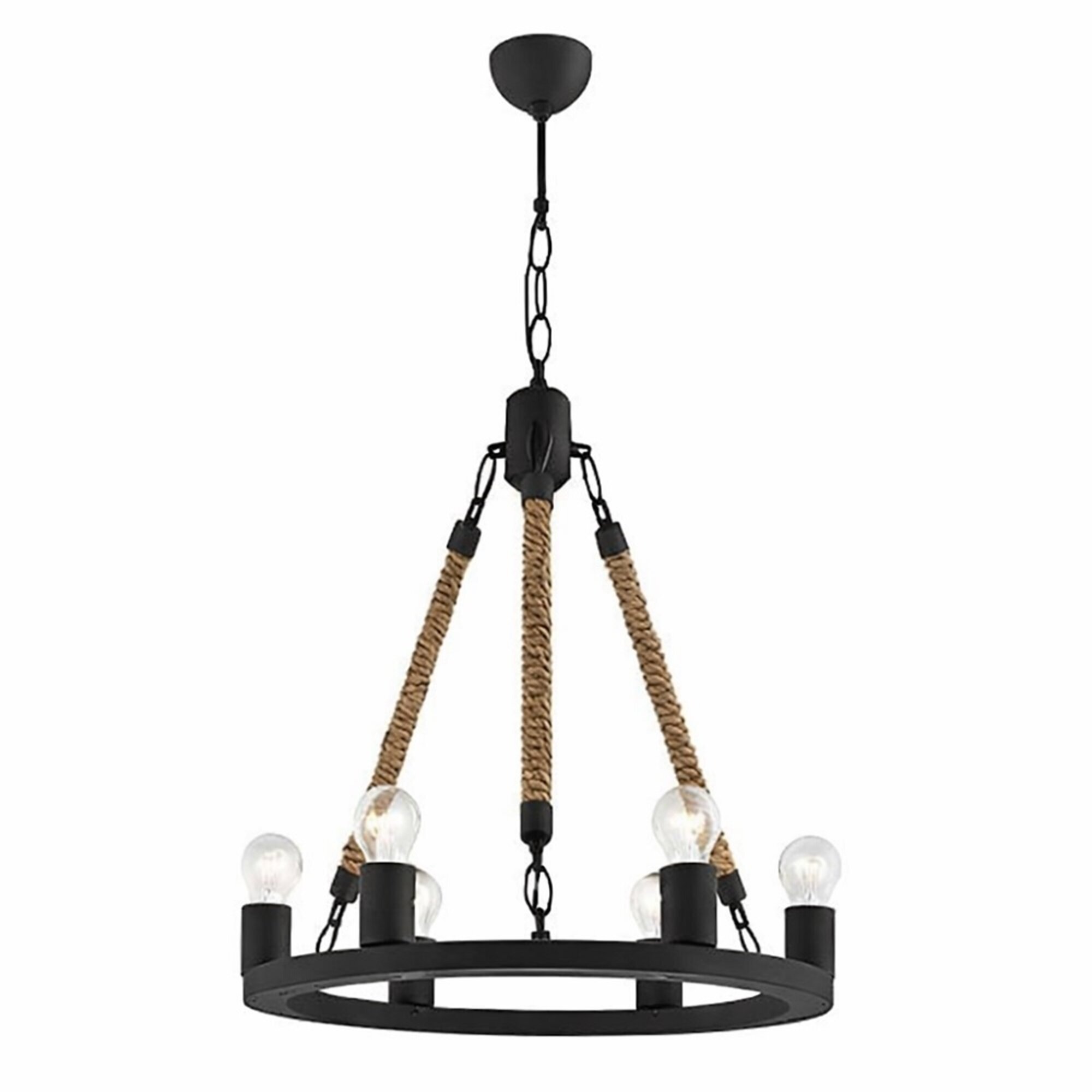 Lüster Deckenleuchter Kronleuchter Deckenlampe Lampen Schwarz Modern Sofort