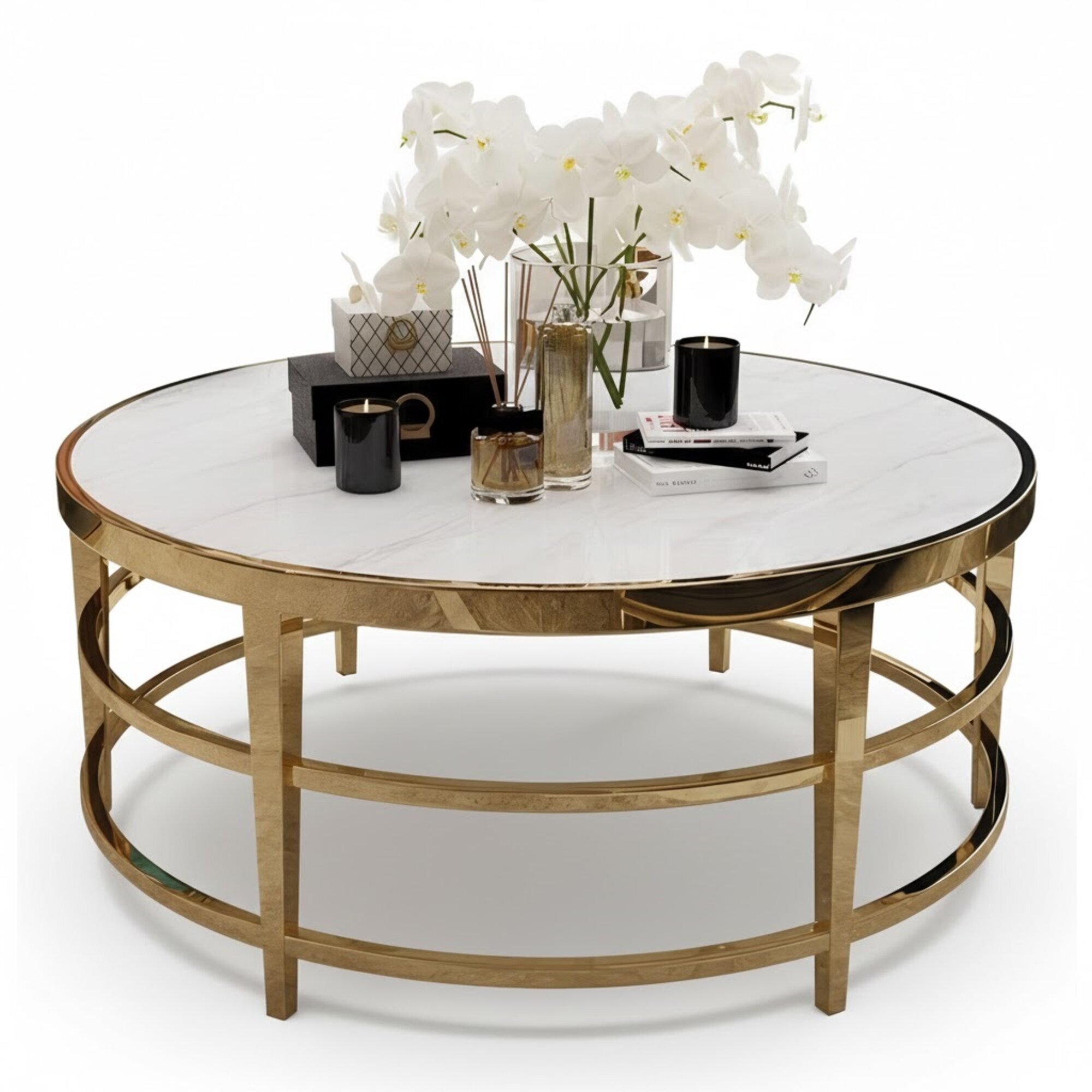 Luxus Wohnzimmer Couchtisch Edelstahl Hochglanz Tische Design Möbel Beistell Neu Sofort