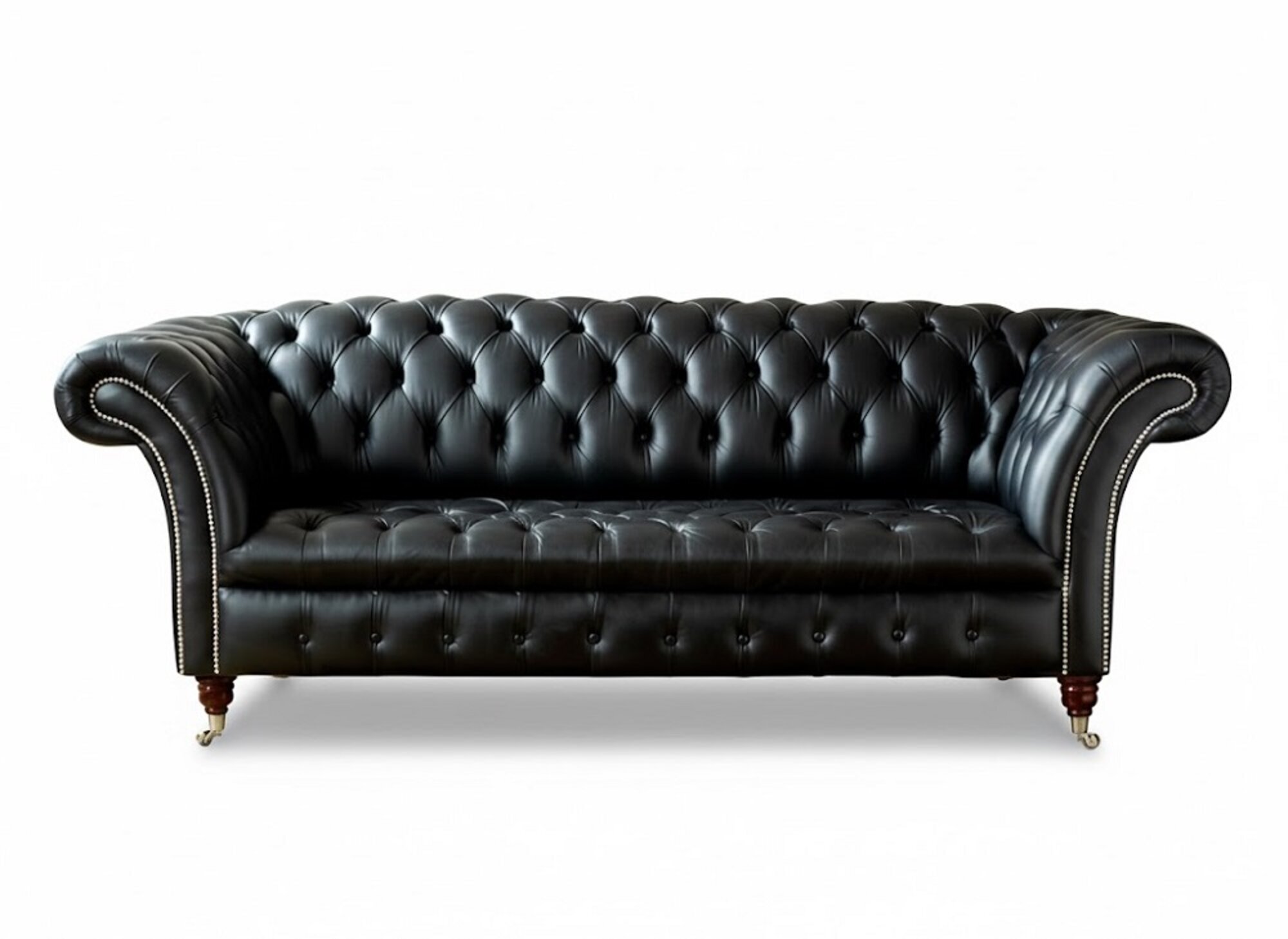 Chesterfield Sofa 3 SITZER Polster Designer Couchen Sofas 100% Leder Sofort