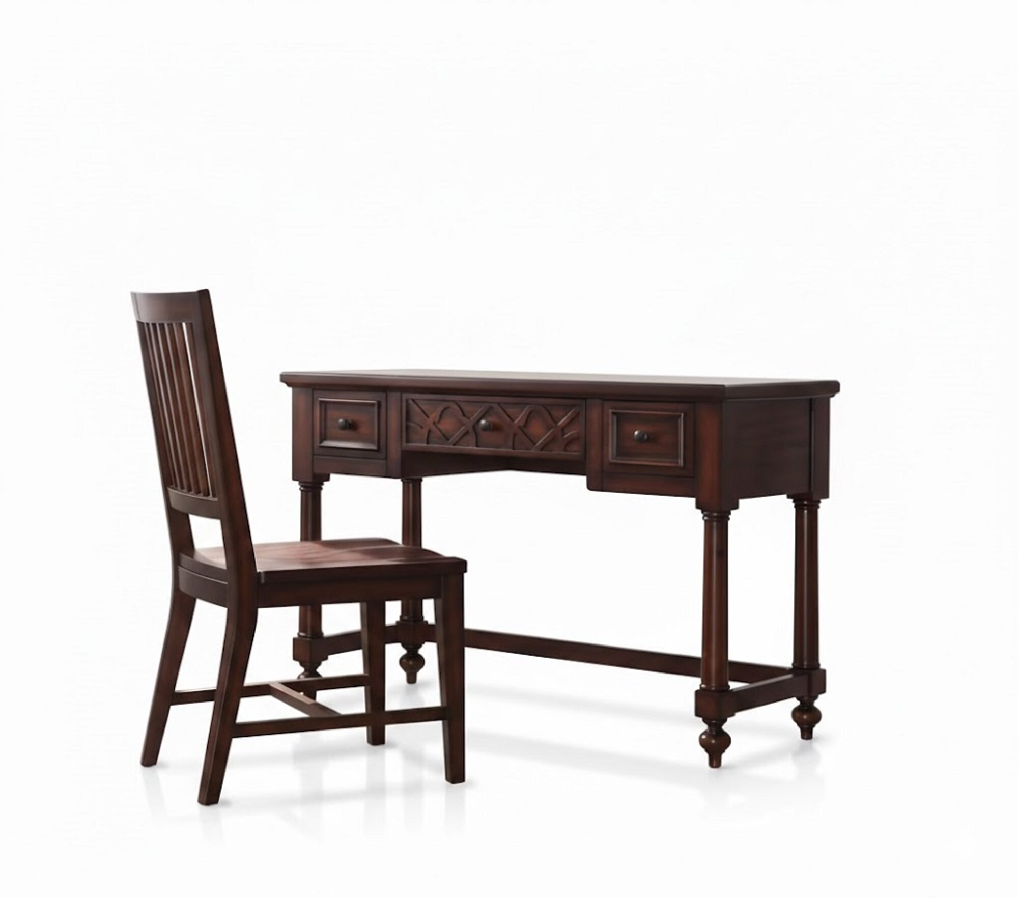 Robuster Computertisch aus Holz praktisch für Arbeiten und Studium Sofort