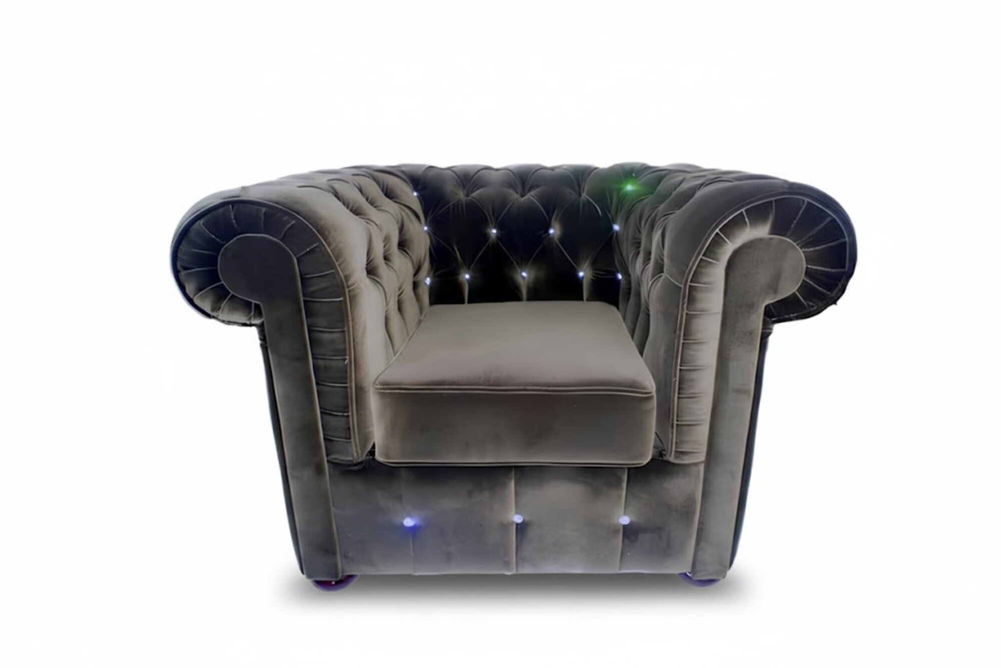 Eleganter Chesterfield 1-Sitzer Sessel  Eleganz Klassisches Design Sofort