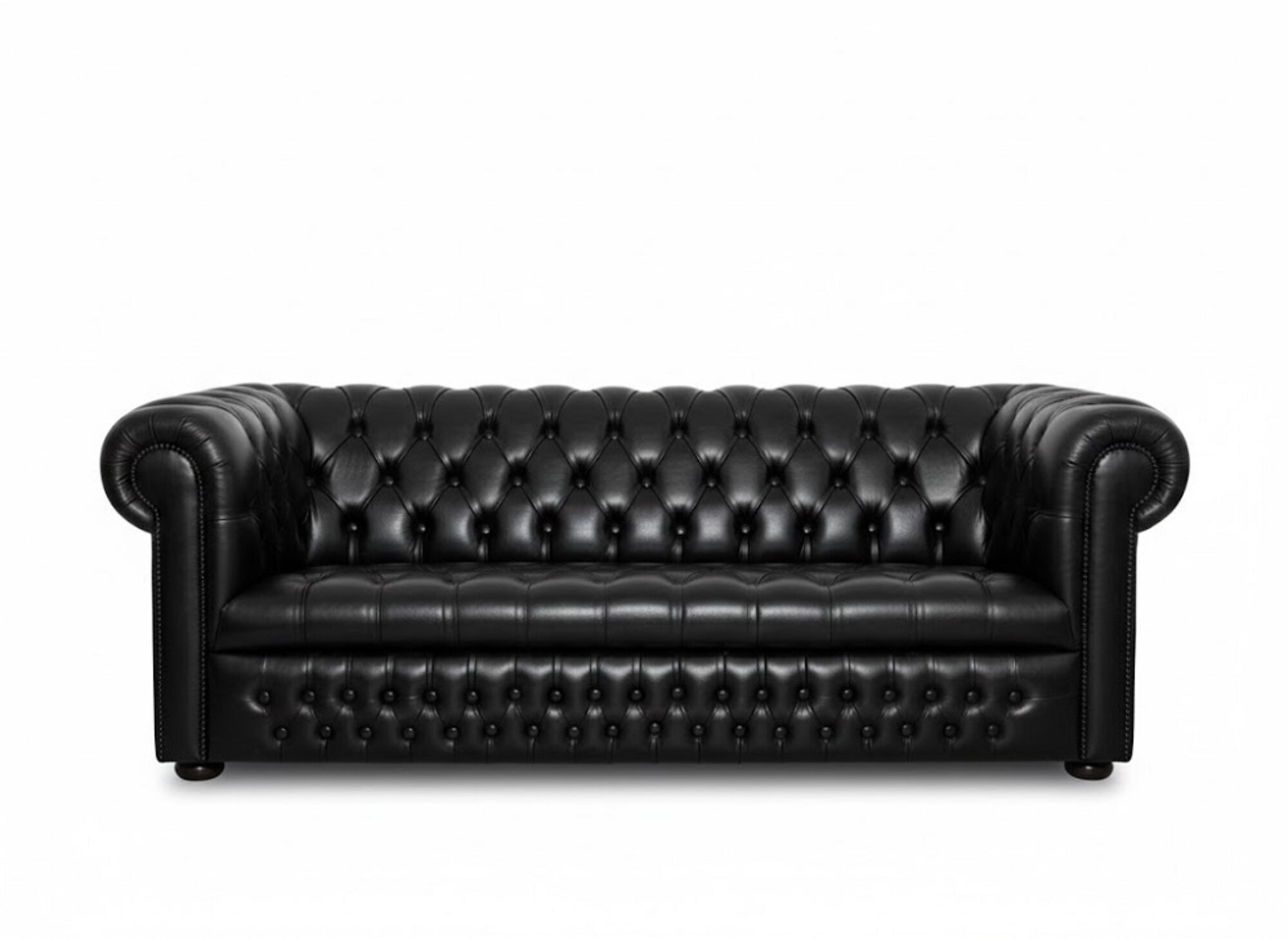 Chesterfield Design Luxus Polster Sofa Couch Sitz Leder 100% Leder Sofort