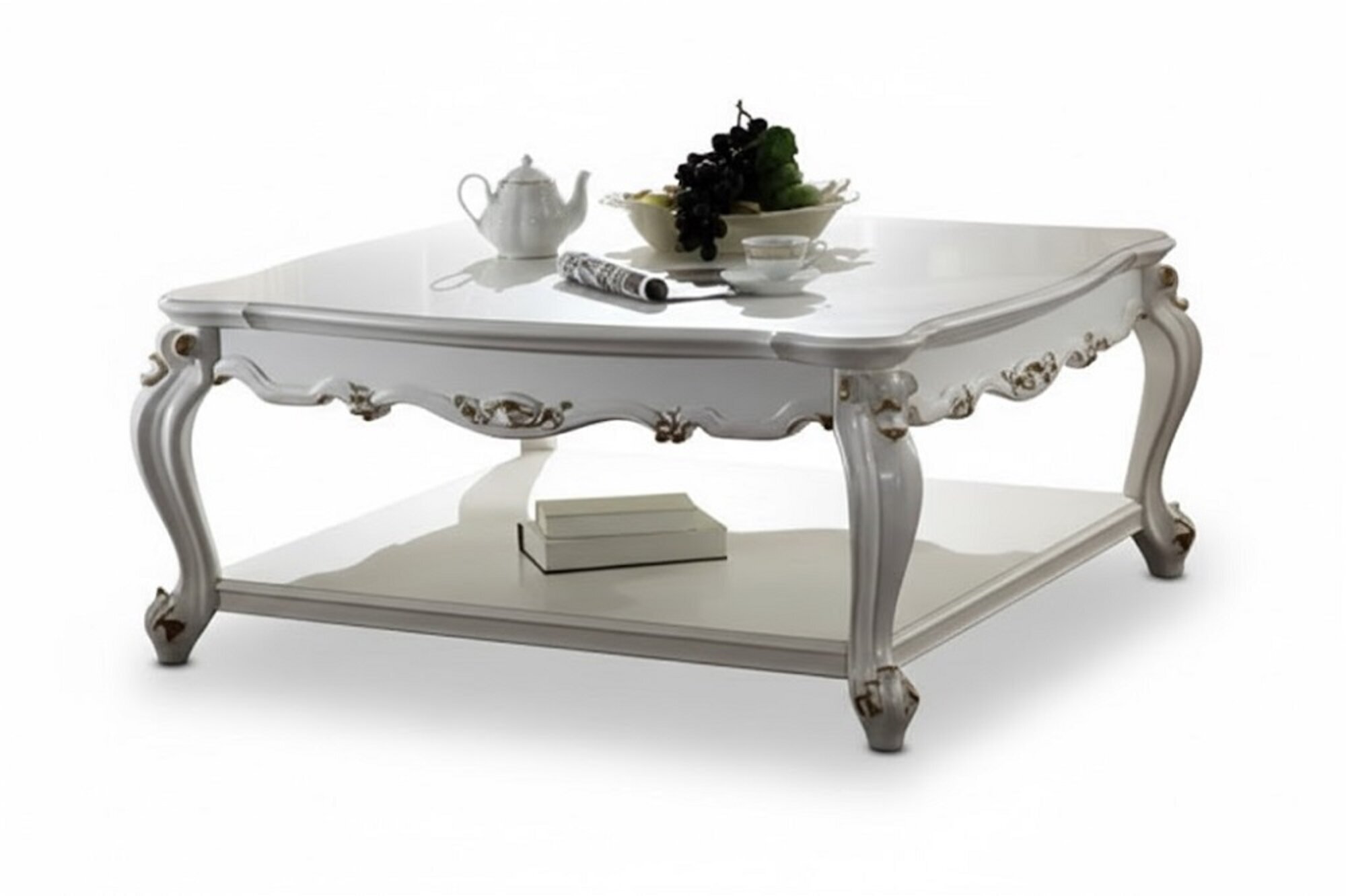 Luxus Couchtisch Echtes Holz Holz Beistell Sofa Tische Tisch Wohnzimmer Barock Sofort