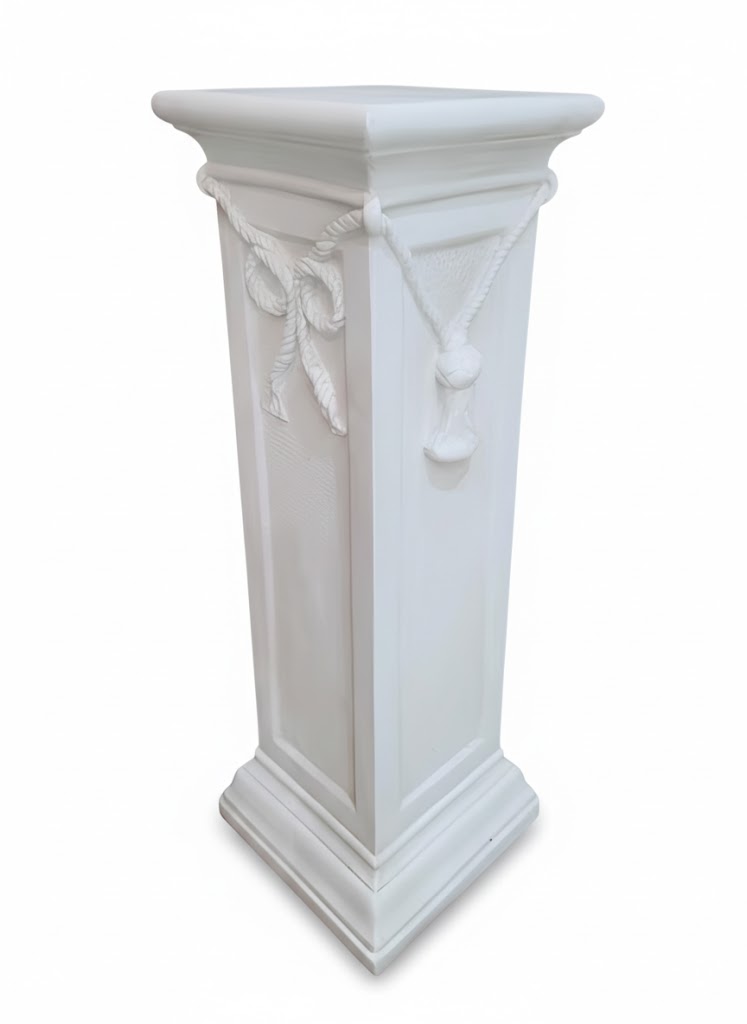 Weiß Dekorative Blumensäule Blumenständer Säule im griechischen Stil Sofort