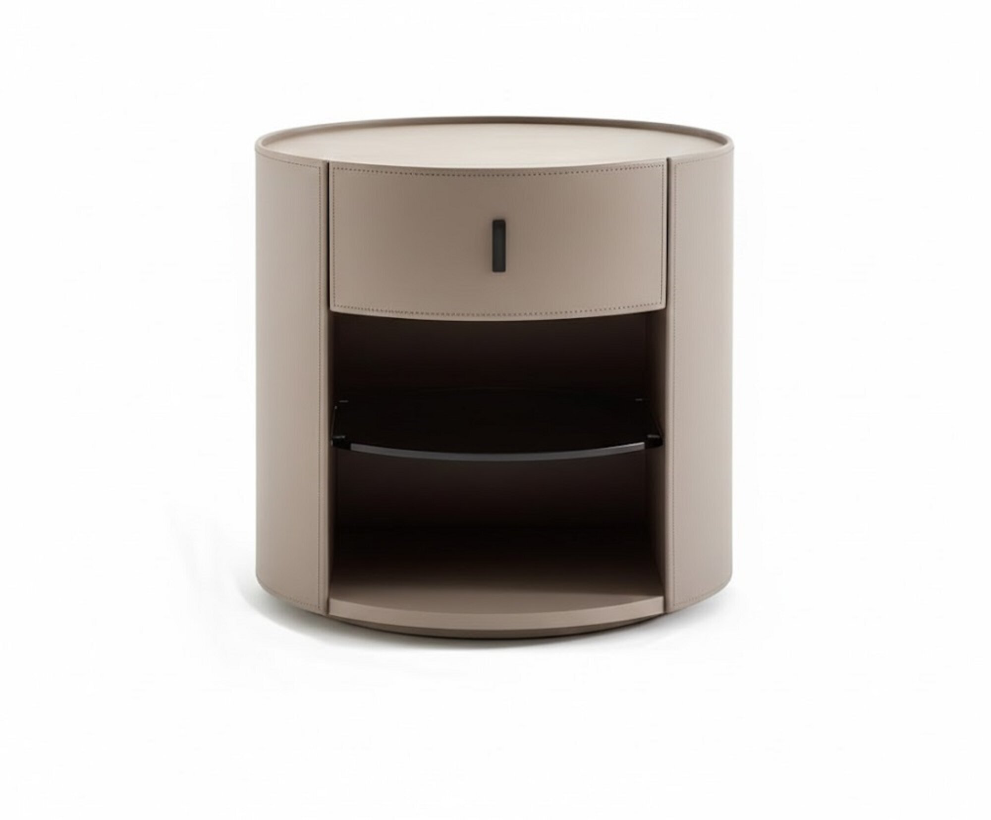 Beiger Designer 2x Nachttische Luxus Nachtkonsolen Schlafzimmer Set Möbel Sofort