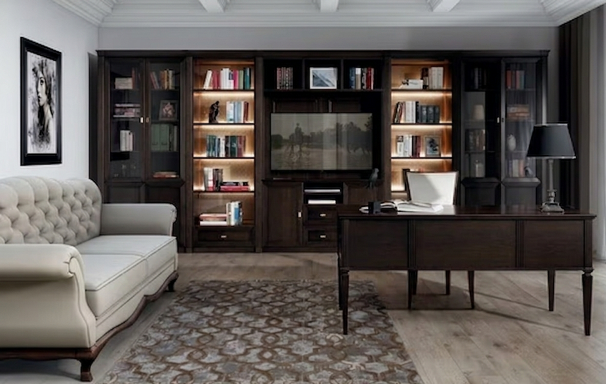 Wandschrank Schränke Wohnwand Wohnwände Anbau Wand Schrank Akten Bücher Regale