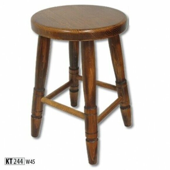 Hocker Holzhocker Sitzhocker Esszimmerhocker Buche Holz Massiv Braun 46 cm