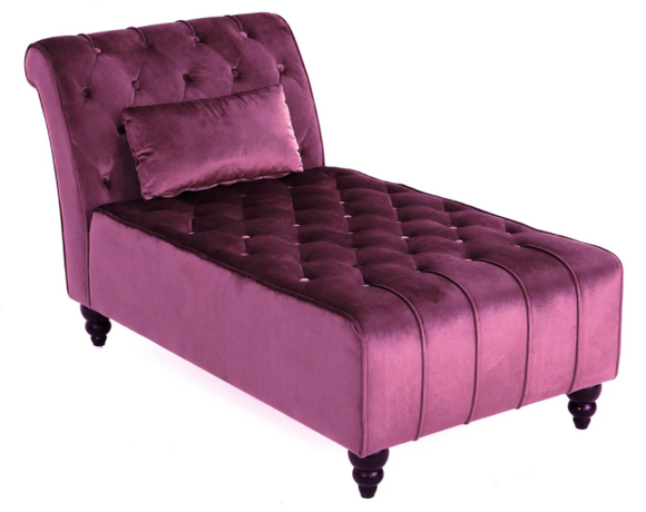 Lila Chaiselongue Chesterfield Möbel Liege Wohnzimmer Moderne Design