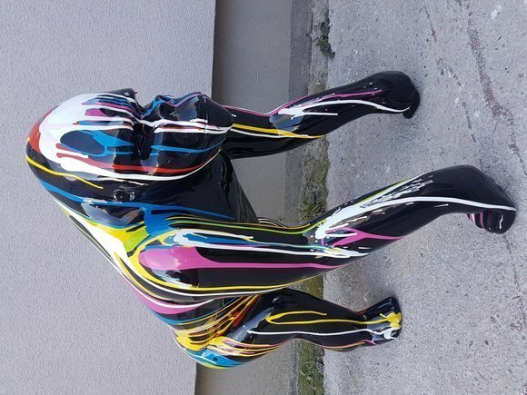 Moderne Dekoration Haus Garten Deko Figur Statue Skulptur Abstrakt 70 cm