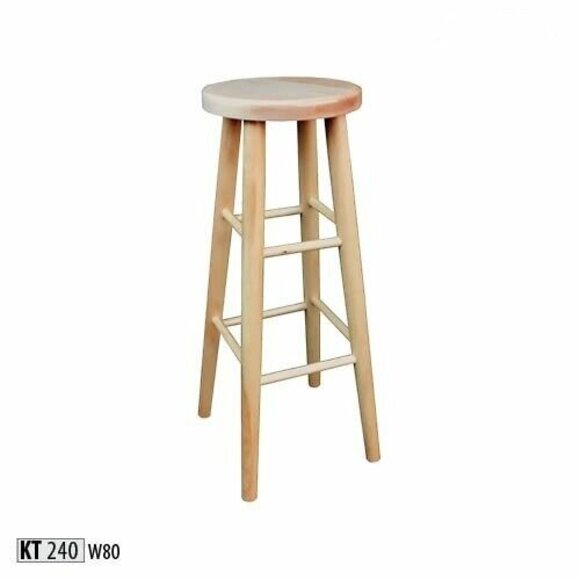 Rund Sitzhocker Holzhocker Massivholz Hocker Fußhocker Stühl Barhocker