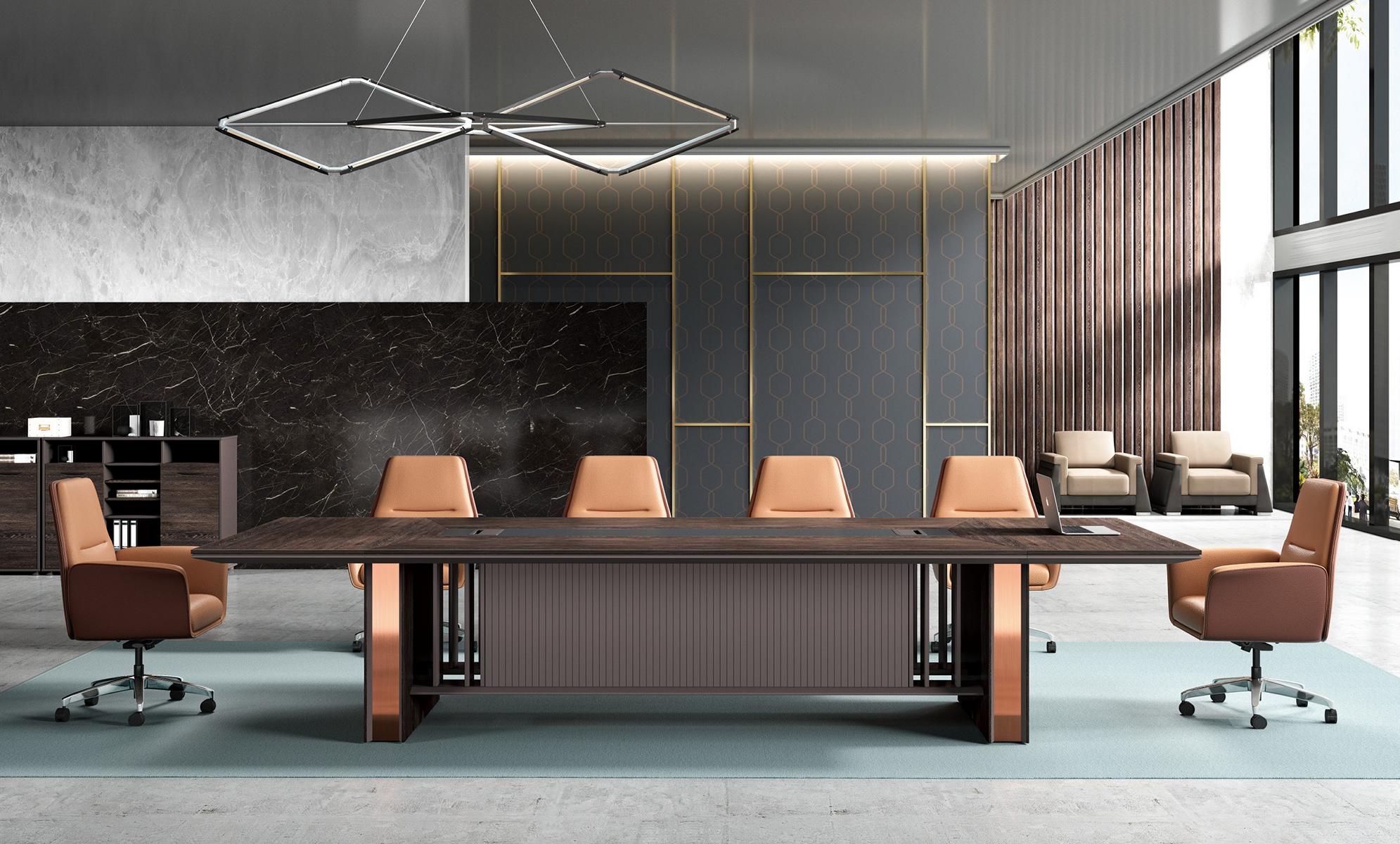 Konferenztisch 360 - 420 cm Tisch Xxl großer Besprechungstisch Meeting Firma Neu