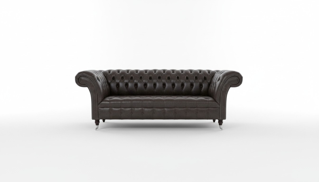 3 Sitzer Chesterfield Polster Sofas Design Luxus Couch Sofa Leder Couchen