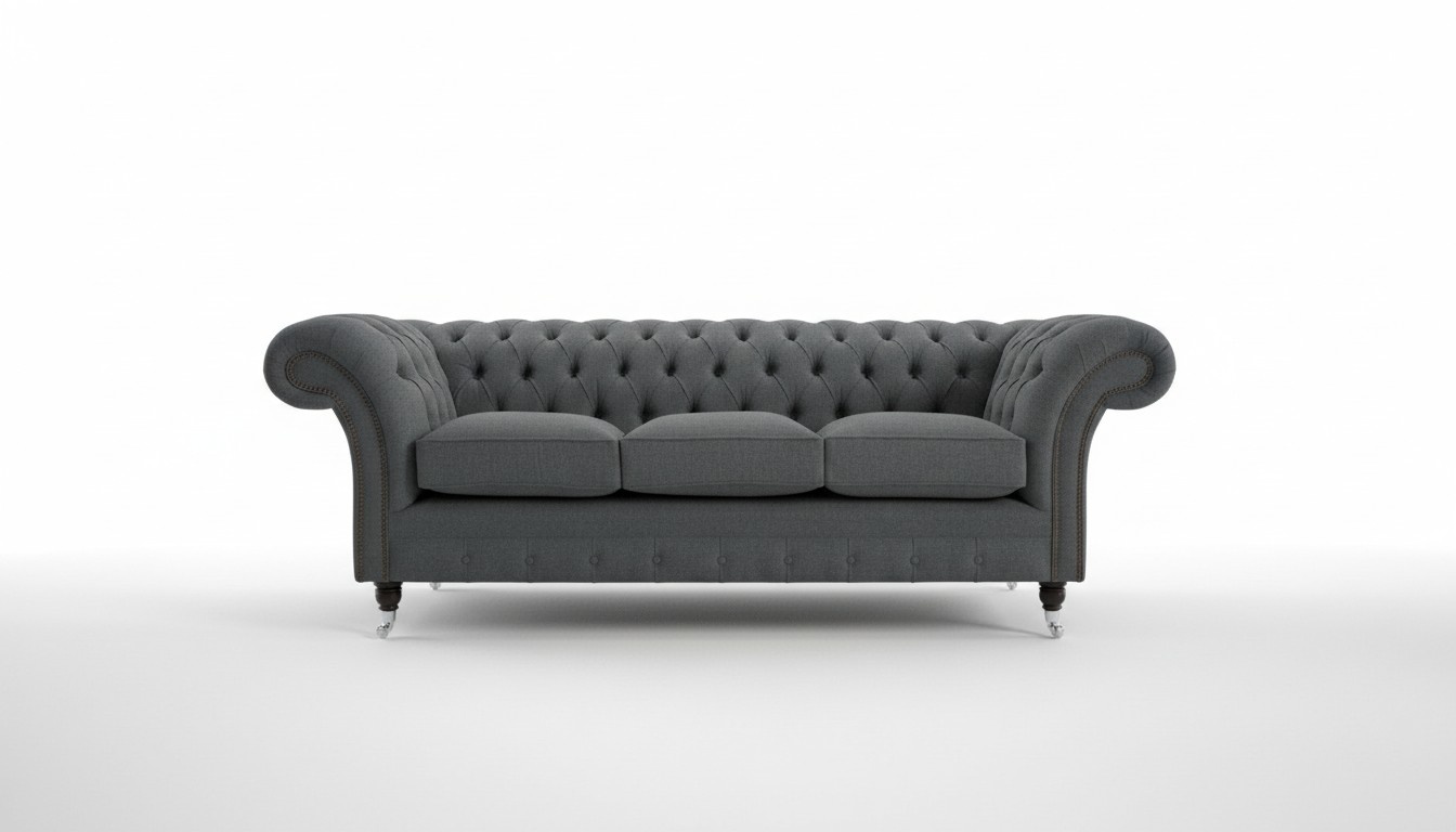 3 Sitzer Chesterfield Polster Sofas Design Luxus Couch Sofa Leder Couchen
