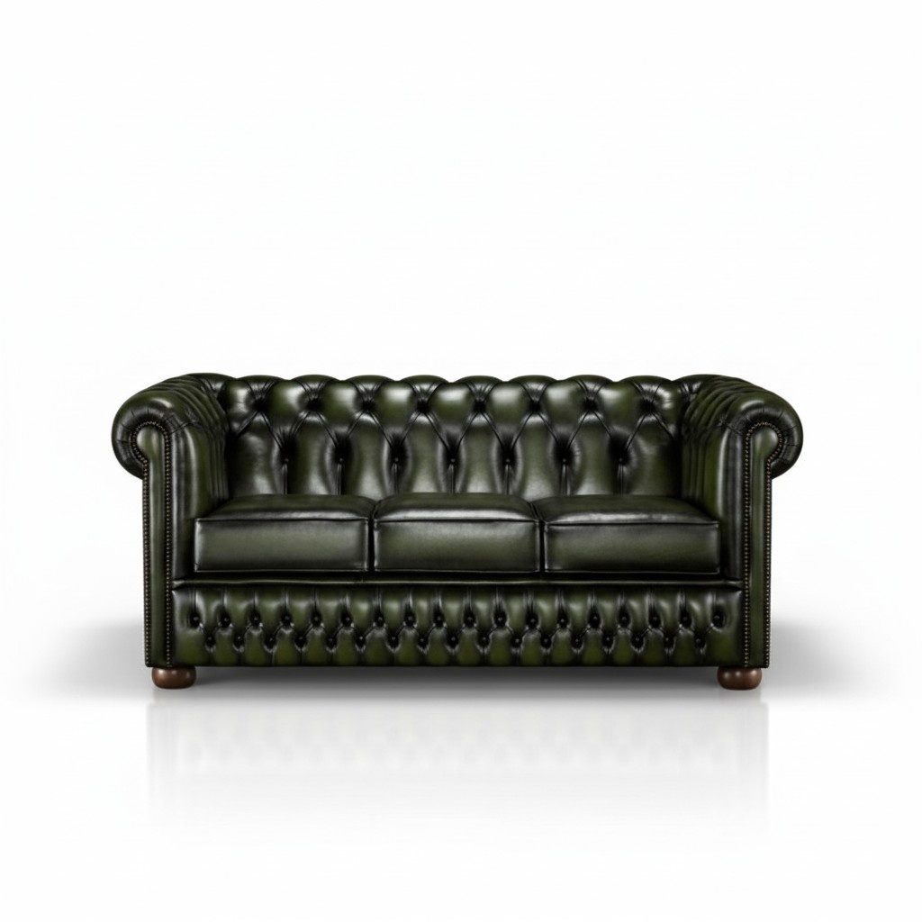 3 Sitzer Couch Textil Stoff Sofa wählbare Farbe Chesterfield Couchen